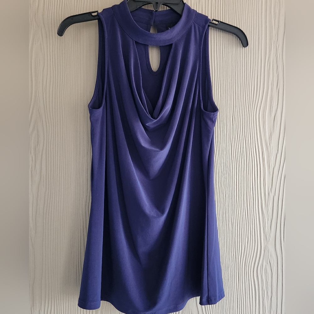 New Directions Navy Blue Top